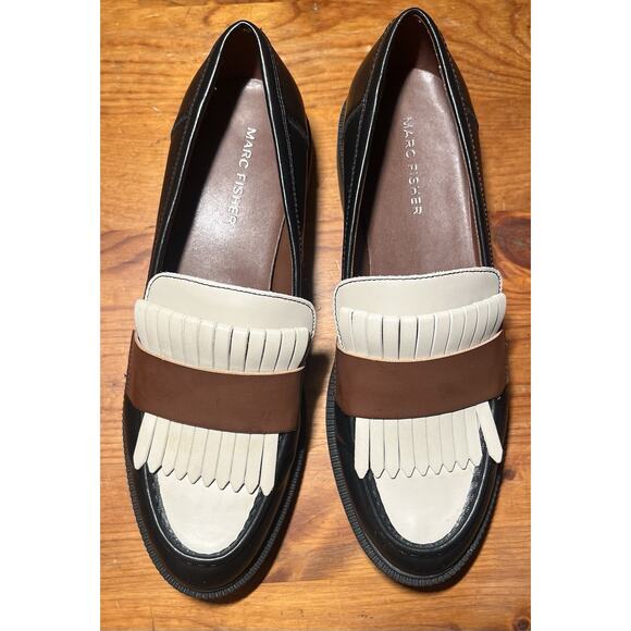 Marc Fisher Calixy Fringe Loafers Women's Size 8 ASO Celebs - Picture 8 of 12